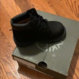 Timberland Black Construction Boots